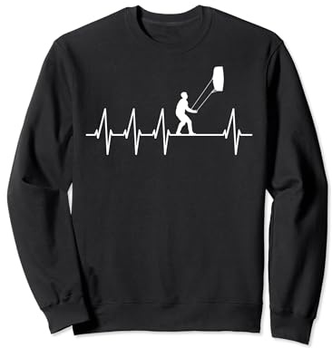 Steering Kite Heartbeat Power Kite, Steering Mat Sweatshirt