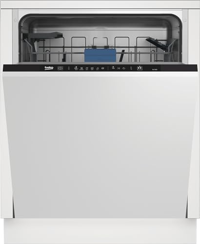 Beko BDIT16430 XL-Einbau-Geschirrspüler 60 cm vollintegriert, für 14 Maßgedecke, 3 Spülebenen, 5 Temperaturen, 6 Programme, halbe Beladung, automatische Türöffnung, MultiTab, Quick&Clean