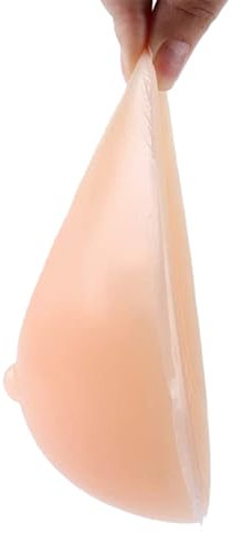 AKAFKKPYXSD Seno in Silicone Donne Mastectomia Protesi Tette Finte A Forma di Goccia Coppe Morbide Realistiche Che Aumentano Il Seno per Crossdresser Transgender Cosplay(B Cup (300g/piece), Nude)