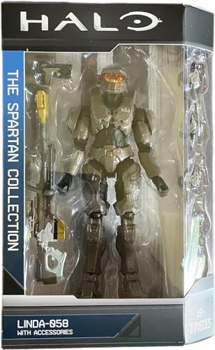 Halo The Spartan Collection Series 6 Spartan Linda-058 16,5 cm Actionfigur mit Zubehör