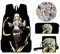 Jilijia Fairy Tail Rucksack, Anime, Natsu, Dragneel, Lucy Heartfilia, Tagesrucksack, Schultasche, Gurei Soruju Cartoon, Sporttasche, Lunchtasche, 3-teiliges Set, Typ 8, 40x30x13cm