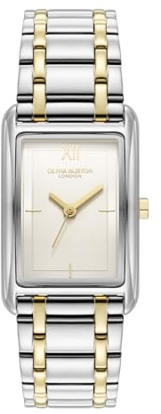 Olivia Burton Analogue Quartz Watch for Women Grove Collection with Stainless Steel Bracelet