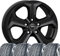 4 Winterräder Winter Xenos 7x17 ET 40 5x114,3 Schwarz matt mit 215/55 R17 98V CON WinterContact TS 870 P XL Evc