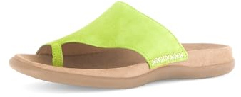 Gabor Damen Pantoletten, Frauen Slipper,Best Fitting,Sandalen,Freizeitschuhe,Schlupfschuhe,schluepfschuhe,Slides,Granny Green,36 EU / 3.5 UK