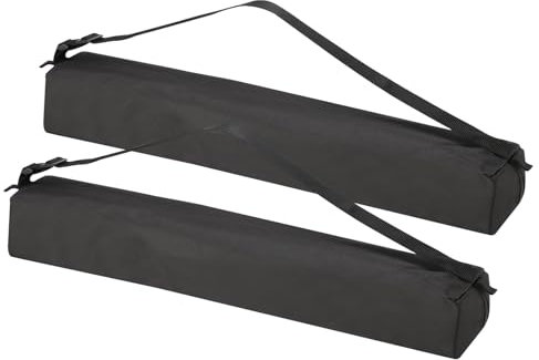 PATIKIL 23.62x3.94 Tripod Carrying Case, 2Pack Oxford Cloth Padded Tripod Bag with Handles for Light Stands Tripod Photography Accessories, Black
