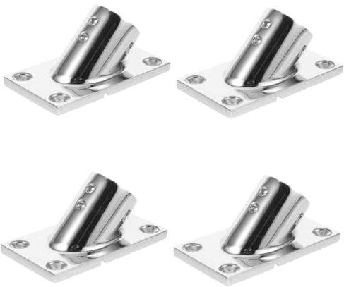 Mipcase 4 Ensembles Support De Rideau De Loquet pour Bateau Accessoires De Bateau Insert Porte-gobelet pour Bateau Treuil Porte-gobelet De Voiture Changer Silver Acier Inoxydable 9