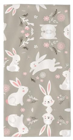 LGHDFYO Osterhasen-Handtuch, perfektes Reise-, Fitness-, Camping-Handtuch, geeignet für Reisen, Strand, Dusche, Rucksackreisen, Pool