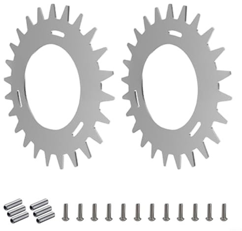 WIIYENA Metall Anti-Rutsch-Kit für Segway Navimow H500E H800E H1500E H3000E Rasenmäher Edelstahl Radspikes Verbesserung Spikes