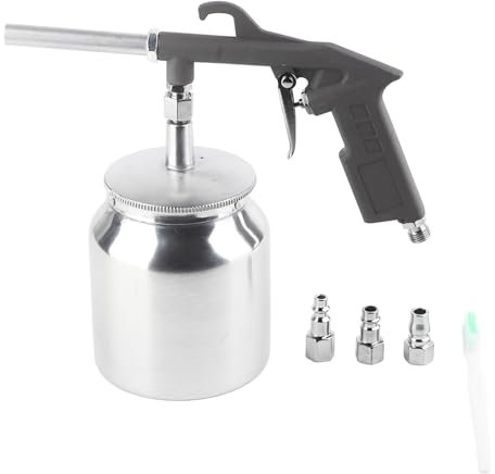 Kit di Pistola a Sabbia con di Recupero, Strumento di Sabbiatore del Compressore D'aria per Pulizia in Metallo, Legno, Preparazione della Superficie, Rimozione della Ruggine