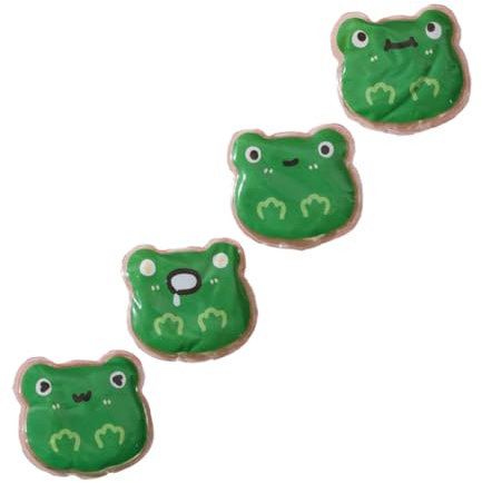 CLISPEED 4pcs Reusable Frog-shaped Hand Warmers Self-heating Cartoon Warmers for Instant Warmth for Activities and Outdoor Use Compact and Portable Heated