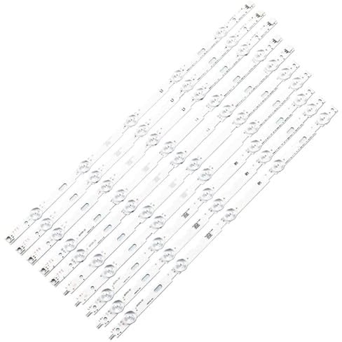 RCTGPGJAC Barra de retroiluminación Led for TV Compatible for LG 42 Pulgadas 6916L-1402A/1403A/1404A/1405A 10 unids/Set Tira de luz Led 42LN5200 42LN5300 42LN5204 LC420DUE
