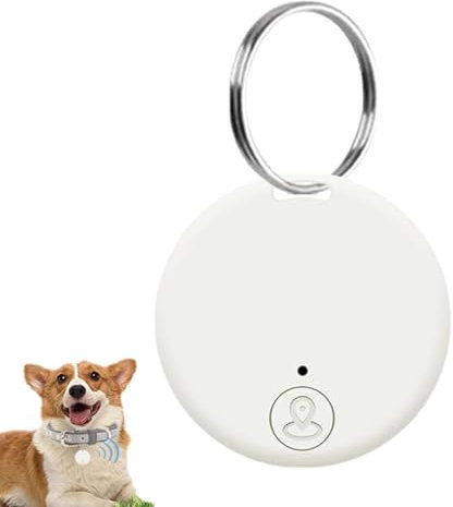 Clé De GPS | Localisateur De Clé avec en Temps Réel - Dispositif Mobile Intelligent Anti-Perte, Rappel D'alarme Bidirectionnel, Rond en Temps Réel
