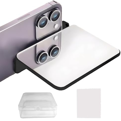 Smartphone -Kamera Mirror -Anhang - Telefonfotografie -Reflexionsclip an, mobiles Gerät Self Portrait Gadget | Content Creator Kit, Vlogging Accessoires für Erwachsene Kinder Anfänger
