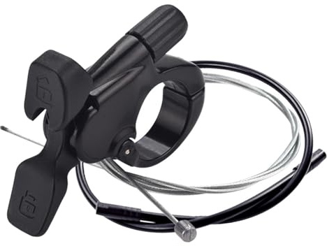 KIXZSAZ Fernbedienungshebel für Mountainbike Federgabel mit Lockout Funktion, Kabelsteuerung aus Aluminiumlegierung, einfache Montage, Kabelsteuerung für Mountainbikes