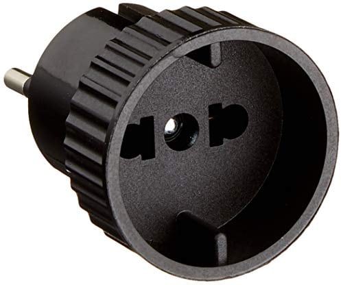 Meister Reiseadapter Typ F - Für Italien, Griechenland, Spanien, Portugal & Frankreich - IP20 Innenbereich - weiß / Reise-Steckdosenadapter für über 20 Länder / Reisenetzteil / Reisestecker / 7423680