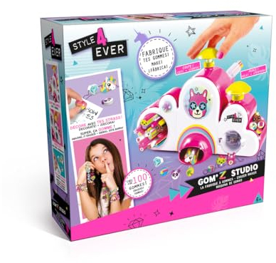 Canal Toys OFG 099 Style for Ever Radiergummi und Schmuckherstellung, Gom'z Studio, Mehrfarbig