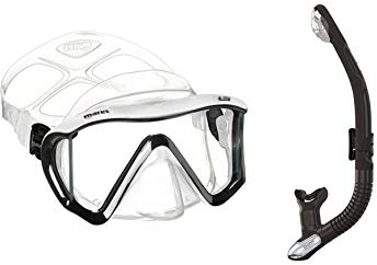 Mares i3 + Ergo Dry Maskenset Schnorchelset (schwarz-weiß/schwarz)