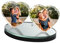 IBLUELOVER Cadre Photo en Verre Personnalisé DIY Photo Lithographie Personnalisé Photo sur Verre Impression Image Objet Décoratif Maison Personnalisable Cadeau Famille Amoureux Noël Anniversaire