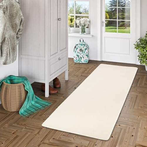 Snapstyle Trend Velours Läufer Teppich Joy Creme in 9 Größen