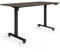 ESMART Germany ETX-121BE 160x80cm Ebenholz Dekor Ergonomischer Steh-Sitz-Schreibtisch auf Rollen Stufenlos elektrisch höhenverstellbar 78,5-128,5cm 3 x Memory USB Ladeport Aktivitätserinnerung