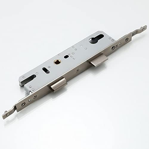 wopee Serratura da infilare multipunto 85/34 mm DIN Cilindro/Sinistro Destro Serratura profilata Serratura per Porta zincato Acciaio Inossidabile di Alta qualità (Size:85/40mm)