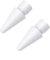 Tucana Pen Tips Compatible for iPad Pencil 1st & 2nd Generation (White 2-Pack)
