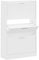 vidaXL Schuhschrank Schuhablage Schuhregal Schuhständer Schuhaufbewahrung Schuhkipper Kipper Schuhkommode Weiß 63x24x103cm Holzwerkstoff