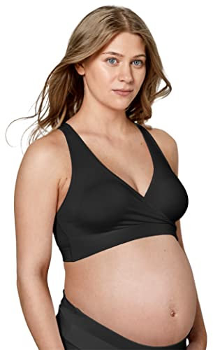 Medela Keep Cool Sleep Bra | Seamless Maternity and Nursing Sleep Bra with Full Back Breathing Zone and Soft Touch fabric
