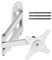 Suptek TV Wall Mount Swivel Tilt Rotation Full Motion Adjustable Articulating for Most 15-32 inch LED, LCD Monitor Wall Mount VESA 75/100, White (MA2720W)