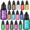 Lebensmittelfarbe - 16 x 10ml Lebendige Lebensmittel Farben zum Backen, Kuchen Dekorieren, Zuckerguss, Kekse, Fondant und Macaron - Flüssige Food Coloring für die DIY Seifenherstellung und Basteln