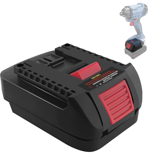 TPDL für Einhell Bosch BAT Akku Adapter Konverter, für Einhell 18V Li-Ion Akku arbeitet für Bosch 18V System Batterie BAT609 BAT610 BAT618 BAT619 Elektrowerkzeug (Keine Batterie)
