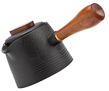 Cabilock 1 Pc juego té cerámica tetera menaje té tetera cerámica con office desk decoración oficina decoración vintage tetera casera maceta pintada a mano gracia estufa Japón