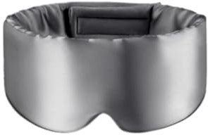 BOLLSEN - Deep Sleep Mask Seidenschlafmaske Maulbeerseide.Schlafhimmel - Seidenschlafmaske Maulbeerseide (1 Augenmasken,Grau)