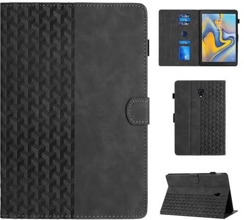 CASAFUNY Custodia Cover per Samsung Galaxy Tab A 10,5 2018 (SM-T590/T595/T597) Custodia Protettiva Magnetica Cover con Sonno Sveglia per Samsung Galaxy Tab A 10.5 Pollici 2018, Nero
