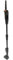 Black Pole Saw, Cordless Rechargeable Double Section Assemble Shaft Branch Cutter, for Wood Cutting, Garden Pruning, Tree Trimming 1.25m