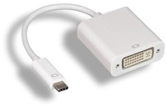 RiteAV Adaptador USB 3.1 tipo C macho a DVI hembra [2 unidades]