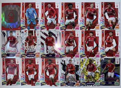 Panini Premier League Plus 2024 2025 Nottingham Forest Base Teamkarten