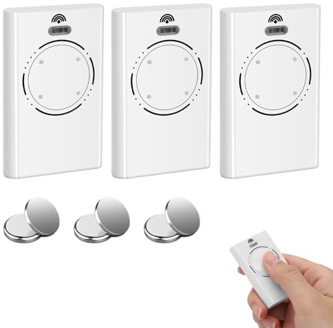868MHz Telecommande Portail,4 Canaux Telecommande Porte de Garage Compatible avec XT4 868 SLH LR, XT4 868 SLH, XT2 868 SLH LR, XT2 868 SLH(3 pièces )