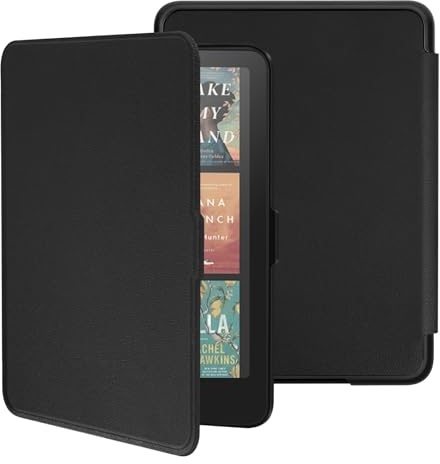 TXWLLIU Étui pour Kindle Paperwhite 12e Génération (2024) & Kindle Colorsoft Signature Edition 1re Génération (2024), Léger et Portable, Fonction Veille/Réveil Automatique, Noir ipad