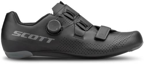 SCOTT Road Team Boa Rennrad Fahrradschuhe grau/schwarz 2026: Größe: 43