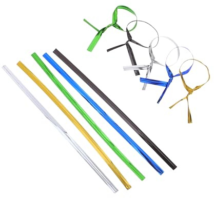 IWOWHERO 4000 Pièces 4000 Attaches Métalliques pour 12 CM 5 Couleurs Ficelle de Cuisson Réutilisable en Fil Métallique pour Emballage et Fermeture Paquet à Pâtisserie