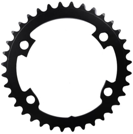 BEAZOOM Plato asimétrico de carretera 50-34T 110BCD 105 R7000 para Ultegra R8000 para Dura- R9100 11s 12s Negro AL707534/50T