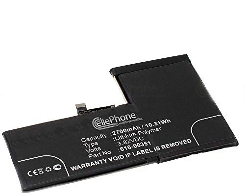 cellePhone batería Li-Polymer para Apple iPhone X (reemplazado 616-00351)