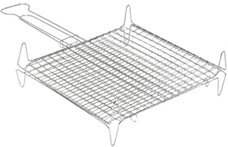 Griglia barbecue, Graticola, Leggera, a conchiglia, acciaio, 35x40