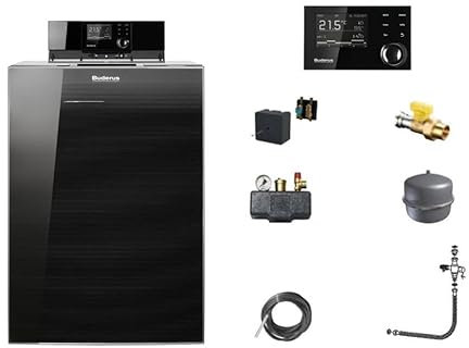 Buderus KB192i 15 kW Logaplus plus Paket K76S Gas Brennwert Kessel HS25 RC310
