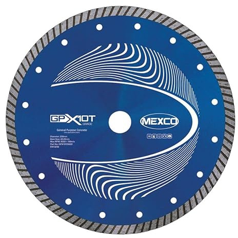 Mexco GPX Turbo 230mm / 9 General Purpose Diamond Blade …