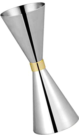 joyMerit Misura Jigger con Doppio Cocktail in Acciaio Inox Jigger - 60 90ml Argento