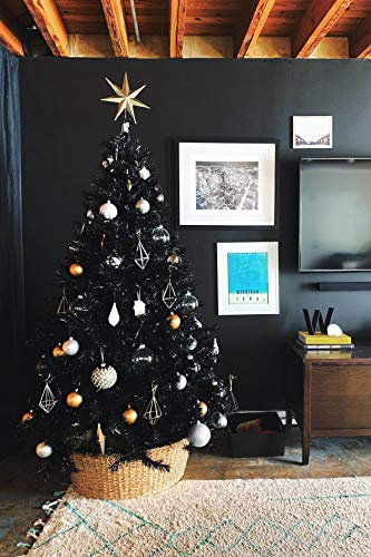 Perfect Holiday Albero, Cloruro di polivinile, Nero, 4'