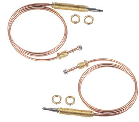 Timsec 2 Packungen Feuerschalen-Thermoelement F273117, Tank-Top-Heizung, kompatibel mit Mr Heater MH12C, MH12T, MH12CS, MH12TS, MH24T, MH24TS, MH42T, Ersatz # F273100, F273105, 2730, 2730 Stück 305