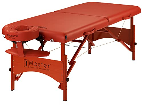 Master Massage Tragbare Massageliege, Holz, Zimt, 71 cm Breite